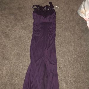 Purple Bridesmaid Dress
